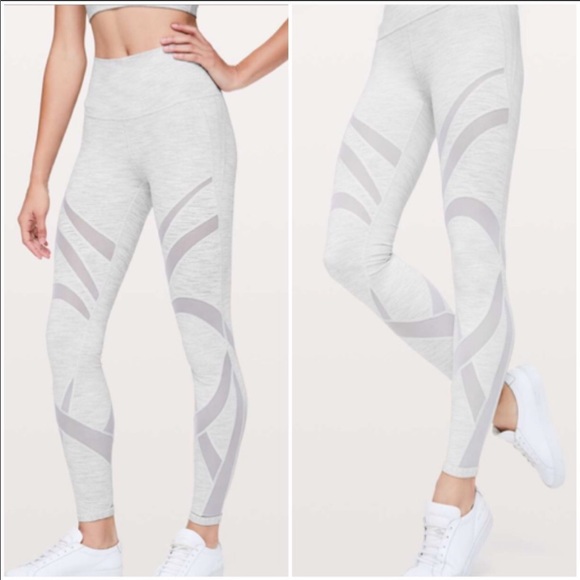 lululemon athletica Pants - Lululemon Wunder Under High Rise Mesh Leggings